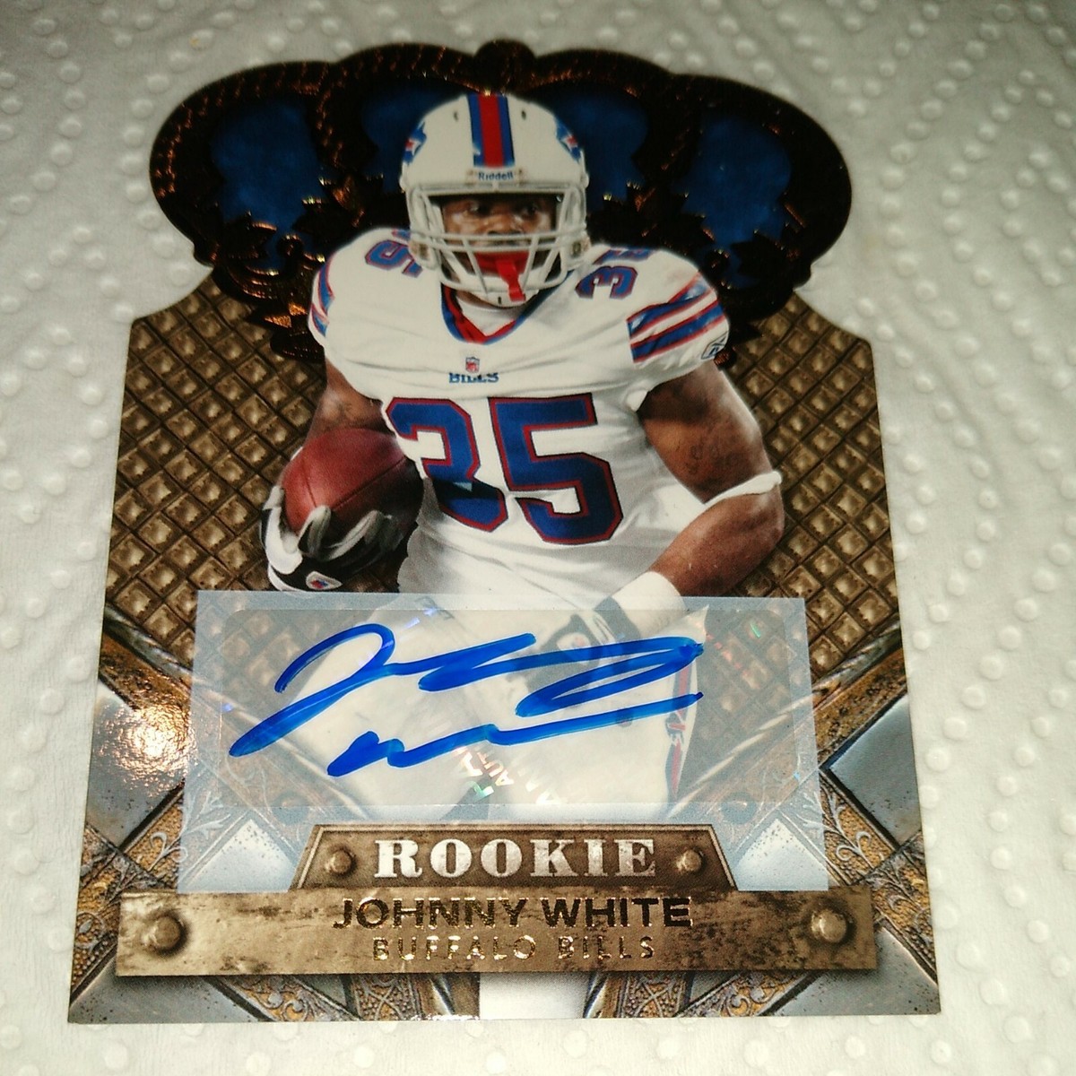 Johnny&#39;s - note Johnny White 2011 Crown Royale Autograph Rookie #146 Bills