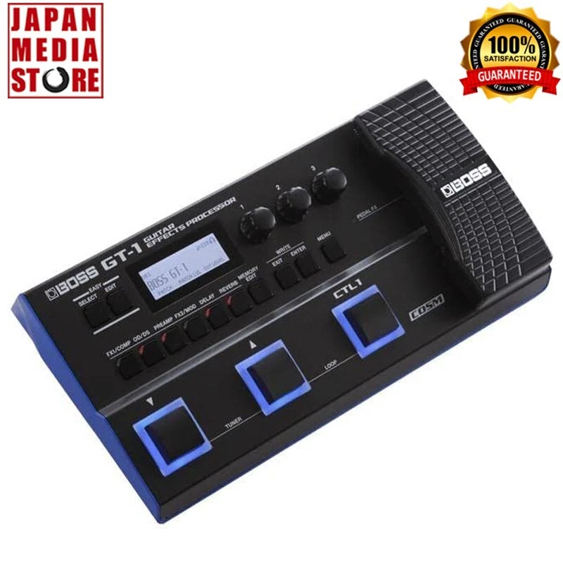 Boss GT-1 Gitarren-Multieffektprozessor-Pedal brandneu mit BOX