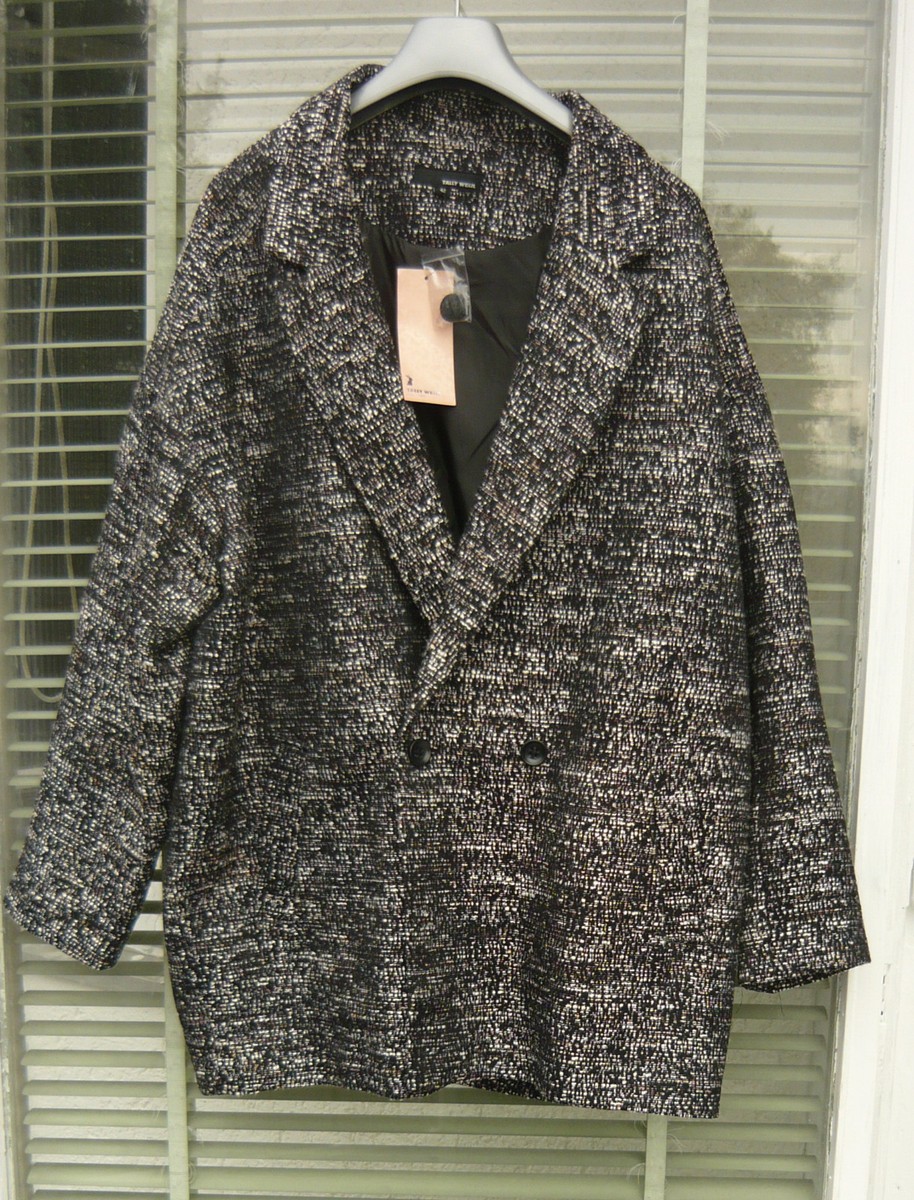 Oversize-Jacke Damen ”Tally Weijl” Schwarz/weiß Neu!!