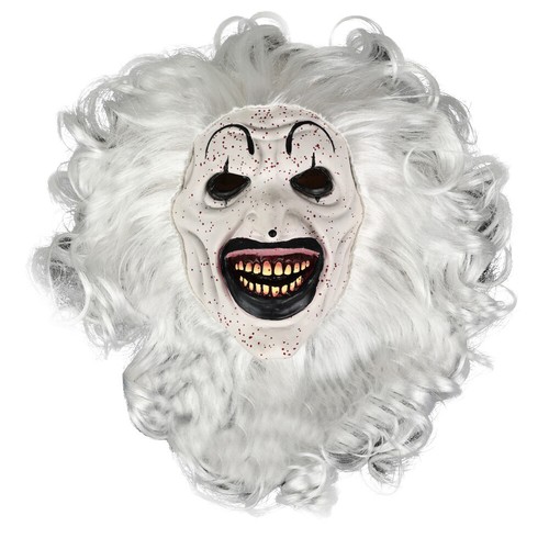 Terrifier Killer Art The Clown Mask Halloween Scary Joker Full Head Mask Latex - Picture 11 of 11