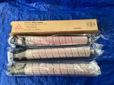 NEW! Lot of 4, Genuine Ricoh IM C6000 Magenta Toner 842281 ( 3 pcs Missing Box )