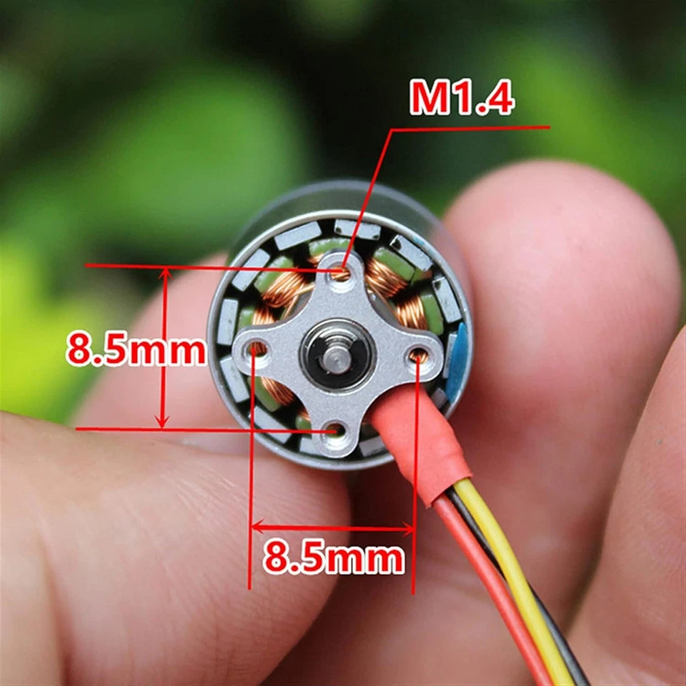Micro Brushless Motor 1104 Hm 1-2s 4300KV Mini RC Quad Micro Scale Planes (1pc) - Image 2 of 4