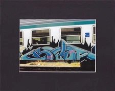 8X10" Matted Print Graffiti Street Art Picture: by BLEF (Italy)