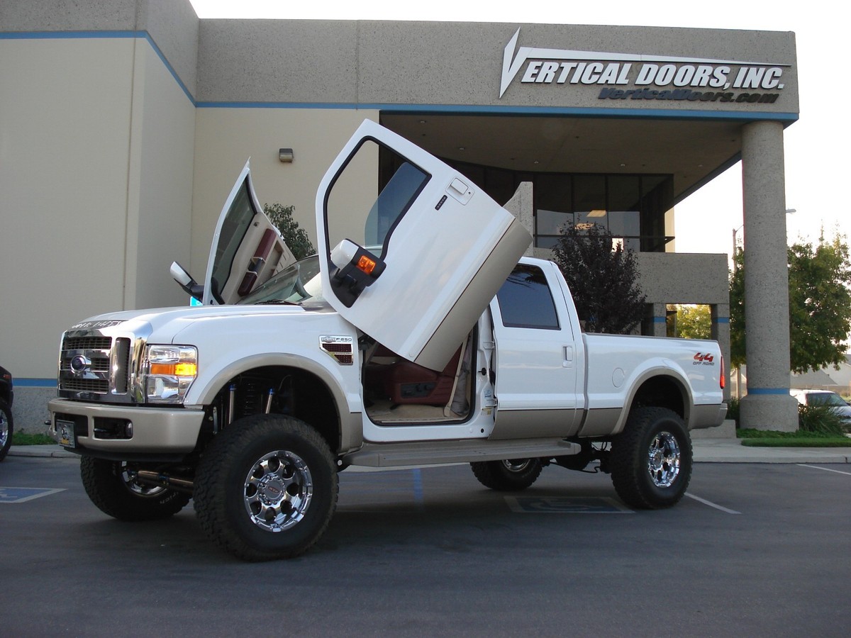 Ford F250 F350 Superduty 99-10 Lambo Style Vertical Doors VDI Bolt
