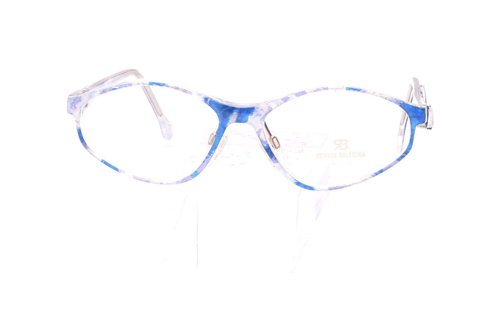 Renato Balestra Brille Damen Blau Silber ROMA mit Bgeldekor 56-16 мм K12 8590₽