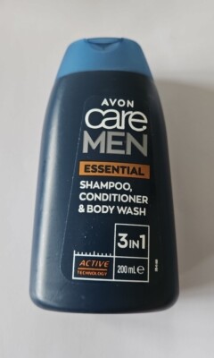 AVON Care MEN Essential 3-in-1 Shampoo, Spülung Und Duschgel. 