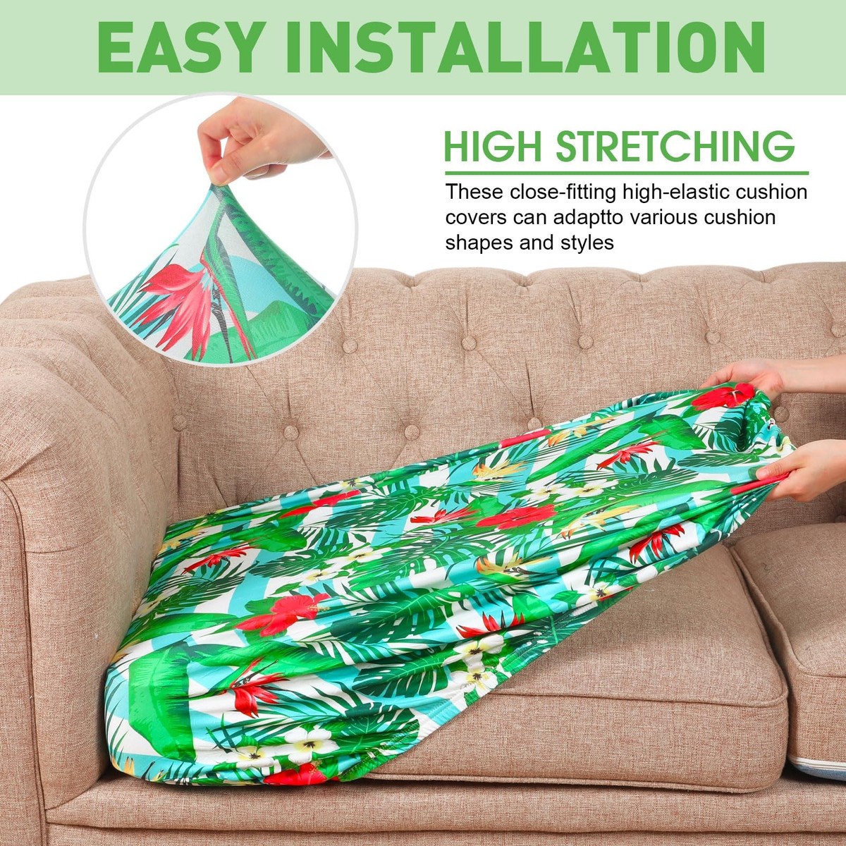 Cushion Slipcovers How To Make Elastic Cushion Covers Waterproof