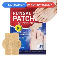 Fungal Nail Patches 21 PCS, Overnight Nail Care for Weak Cracked Nails,...