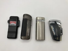 Butane Cigar / Cigarette Lighter Job Lot Of 4 Bugatti, Marlboro