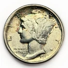 1917 D Mercury Dime Silver 10C AU Details Better Early Date Sharp Coin Key Date