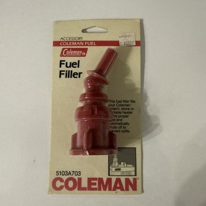 New Coleman Gas Fuel Filler Funnel 5103A703 Lantern, Stove, Heater No More Mess