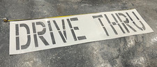 Maxilast 24" DRIVE THRU Stencil 1/8" LDPE Plastic STL-108-72436