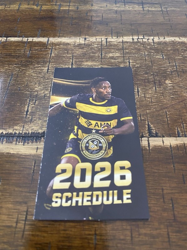 Pittsburgh Riverhounds 2026 USL Pocket Schedule 