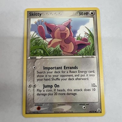 Skitty 64/92 Common Legend Maker Lightly Played