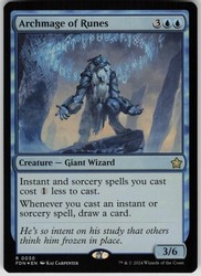 Archmage of Runes - Foil - Foundations