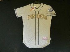 Authentic San Diego Padres USMC MEMORIAL DAY Marines Cool Base Camo Jersey 52