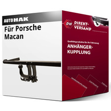 Für Porsche Macan Typ 95B (Auto Hak) Anhängerkupplung horizontal abnehmbar neu