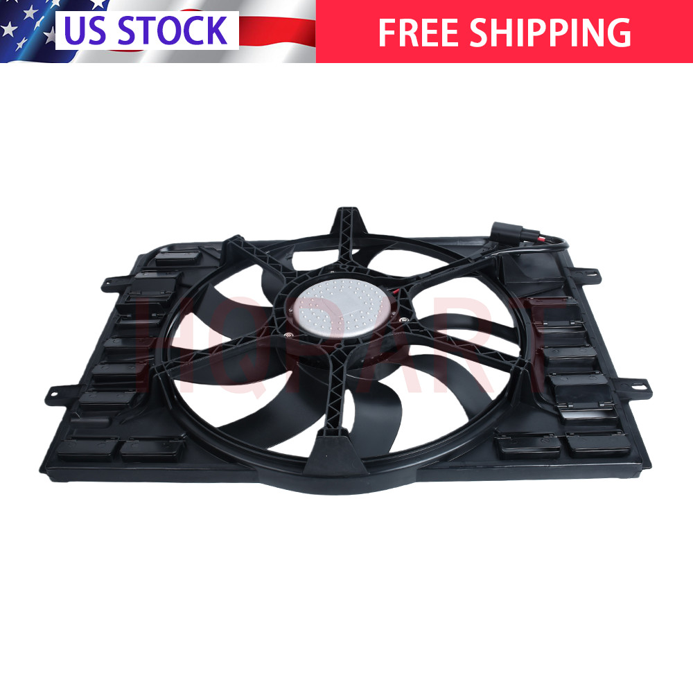 3W0121205E Radiator Cooling Fan Motor Assembly For Bentley Flying Spur 2014-2019