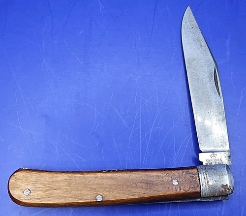 Vtg C & R Linder Wever-Solingen Germany Single Blade Pocketknife Wood Handle