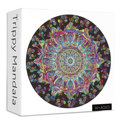 1000 Piece Puzzle Mandala Flower Round Geometric Pattern Jigsaw Board Game