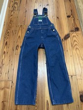 Liberty Youth Denim Blue Jean Bib Overalls Size 10R Boys Train Conductor Farmer
