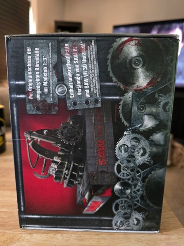 Saw Unrated- Final Trap Edition Blu Ray DVD German Bear Trap New Numbered /2500 - Picture 2 of 11