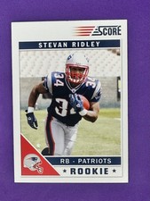 2011 Panini Score Stevan Ridley Rookie RC #391 Patriots - Authentic Glossy Card. rookie card picture