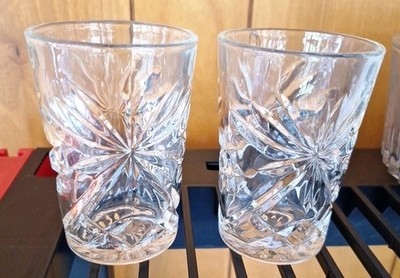 2 Godinger Dublin Glasses.                      4 1/4'' Tall   3'' Wide.