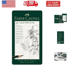 9000 Graphite Sketch Pencil Sets Art 8B - 2H set of 12