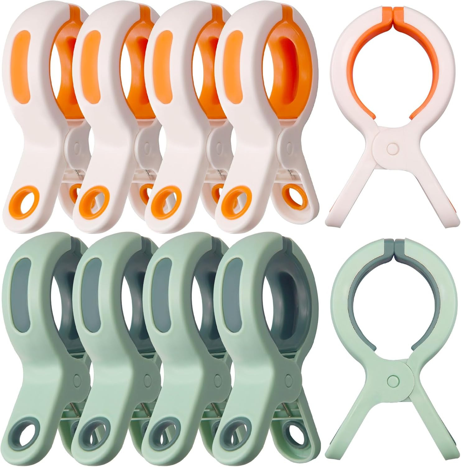 10 Packs Towel Clips For Chairs Cruise Pool, L