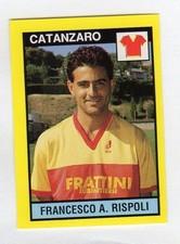 figurina IL GRANDE CALCIO VALLARDI 1988/89 NUMERO 390 CATANZARO A. RISPOLI