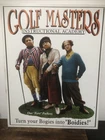 Three Stooges Golf Masters Tin Metal Sign 12.5x16 vintage bogies into boidies 3