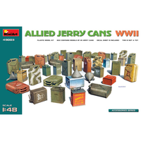 Allied Jerry Cans WW2 Kit 1:48 Miniart Kit Diorami -D- Neues Modell