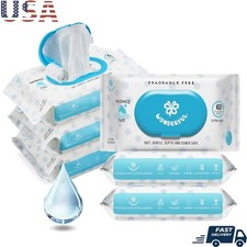 Flushable Wipes 360 Count Plant Based Unscented Soft Personal Cleansing New