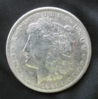 1921 S Morgan Silver Dollar Lightly Circulated AU++