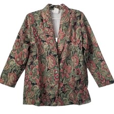 Vintage Floral Oversized Blazer size Medium