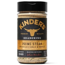 Kinder's Prime Steak with Black Garlic and Truffle Seasoning 7.9 oz. PACK OF 1
