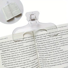 Book Page Holder Transparent Book Clips For Reading Binder Clip Book Opener