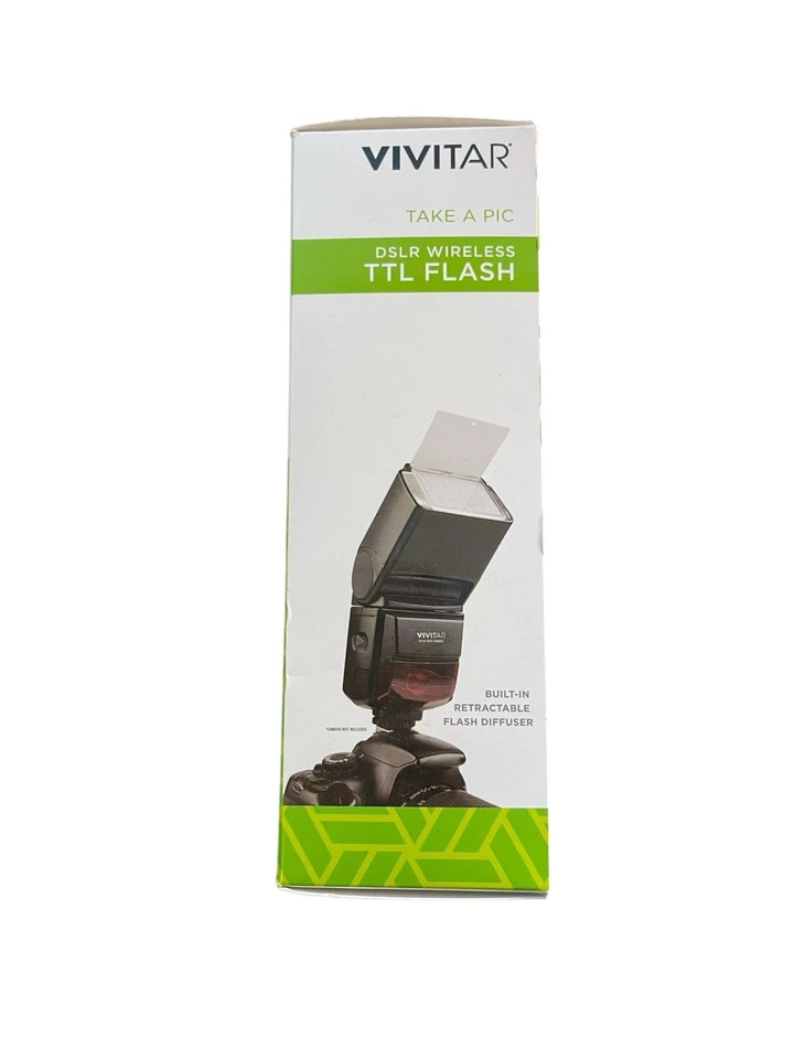 Vivitar 386C Auto Focus Flash (NEW IN BOX) for all TTL Camera Modes for Canon - Image 2 of 4