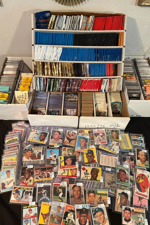 1950S-70S VINTAGE CARDS + SLABS + PACKS +BULK + NONSPORTS W/STEVE & BECKY