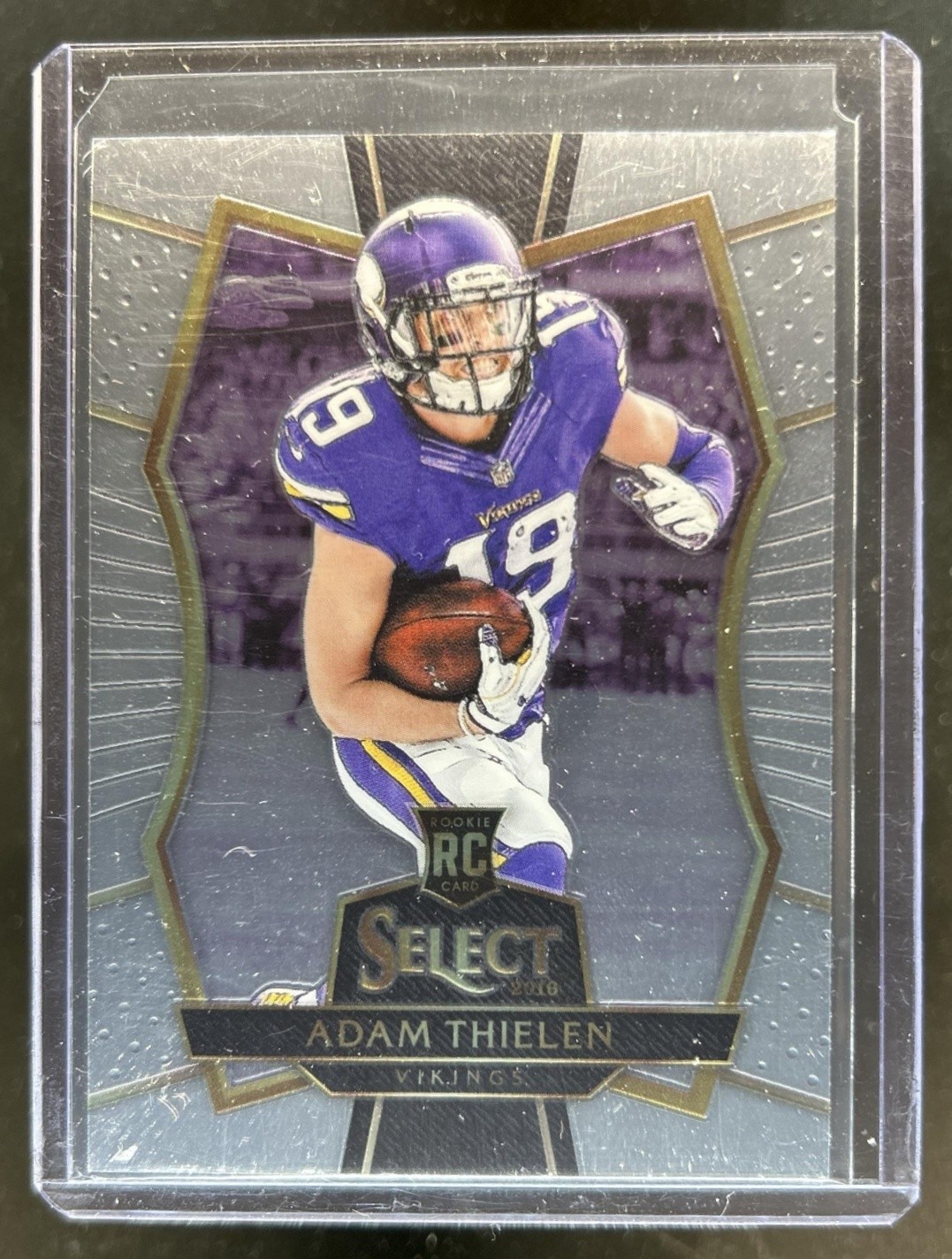 2016 Panini Select Adam Thielen RC Rookie Premier Level #104 Vikings