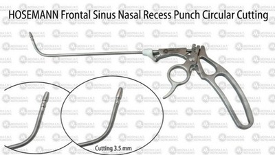 HOSEMANN Frontal Sinus Nasal Recess Punch Circular Cutting