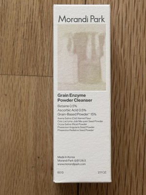 Morandi Park Grain Enzyme Powder Cleanser Betaine Oat Vegan Face 60g 2.11oz