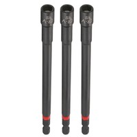 "3X Nussbohrer 9/32\" 1/4\" 6-Kant 6\" Magnet"