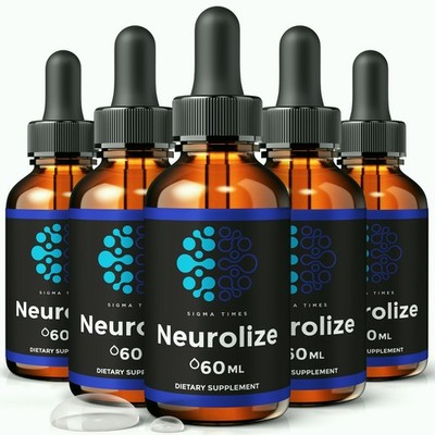 Neurolize Drops, Advanced Brain, Memory & Focus Support Liquid Formula - 5 Pack