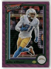 2022 Panini Classics #52 Mike Williams Timeless Tributes Purple #/50