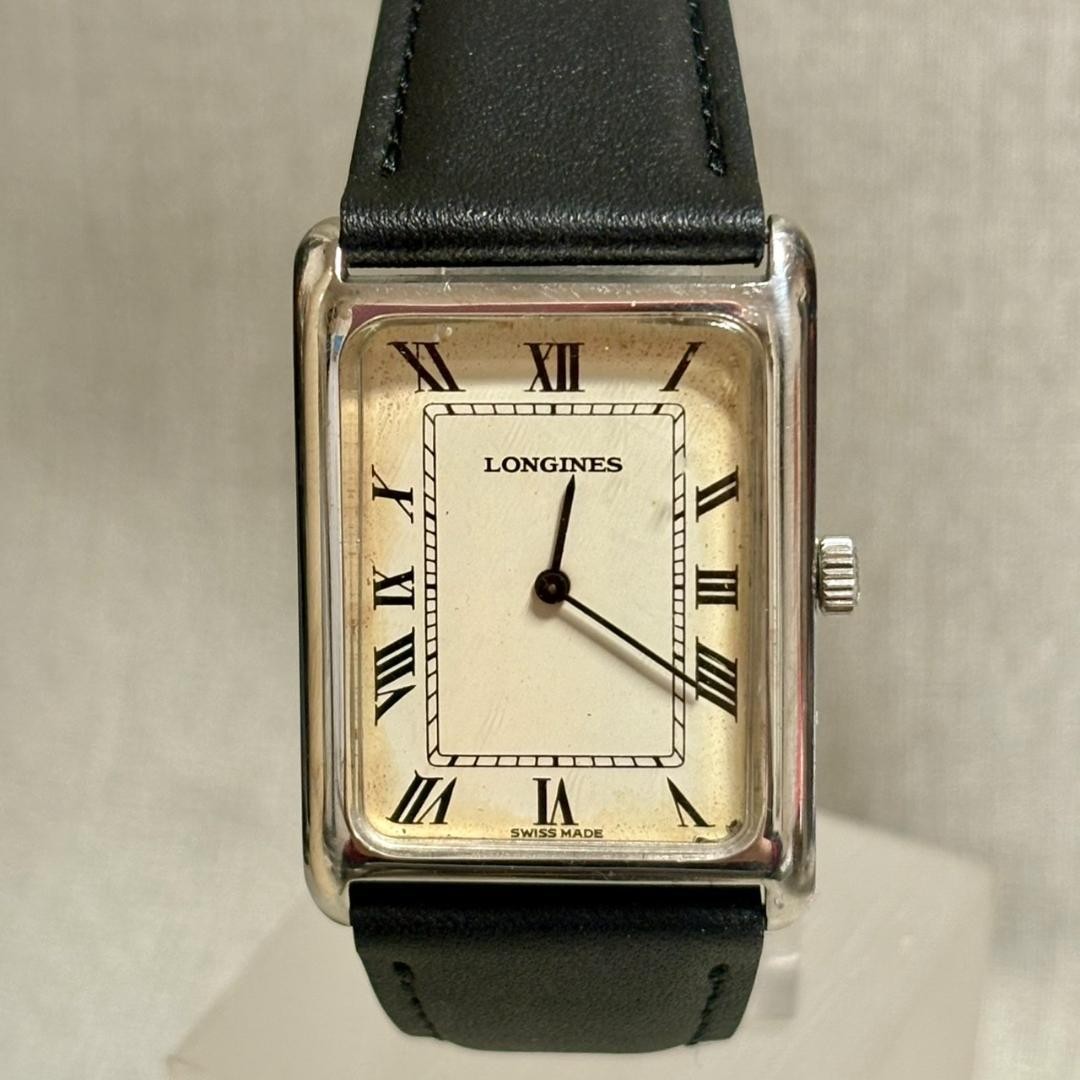 LONGINES Cal.5601 Vintage 1970s Square Manual Wind Mens Watch