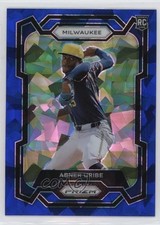 2024 Panini Prizm Blue Ice Prizm Abner Uribe #210 1eh5