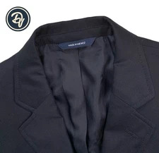 Boys 16 Brooks Brothers X Loro Piana " Red Fleece " Navy Blue Gold Button Blazer