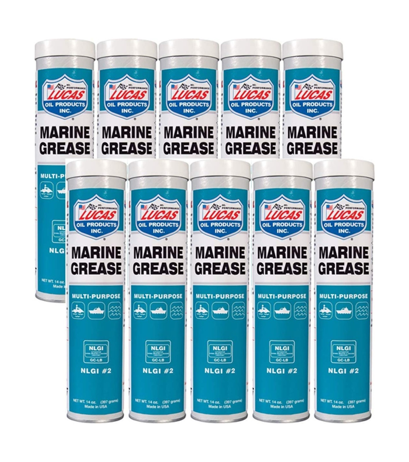 Marine Grease 14oz (Pack of 10)